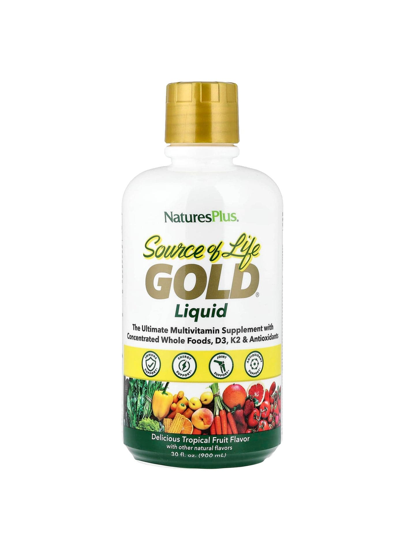 Source of Life Gold Liquid, Tropical Fruit, 30 fl oz (900 ml)