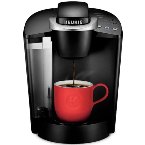 Keurig KClassic Single Serve KCup Pod Coffee Maker with 3 Brew Sizes 48oz Removable Reservoir Black
