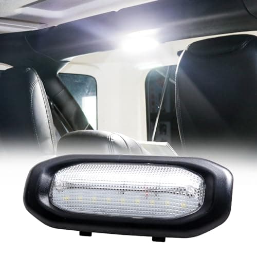 West-xingzhe Interior Rear LED Dome Light Roof Reading Light for Jeep Wrangler JL 2018-2025 4 Door 6500K White 18 LEDs