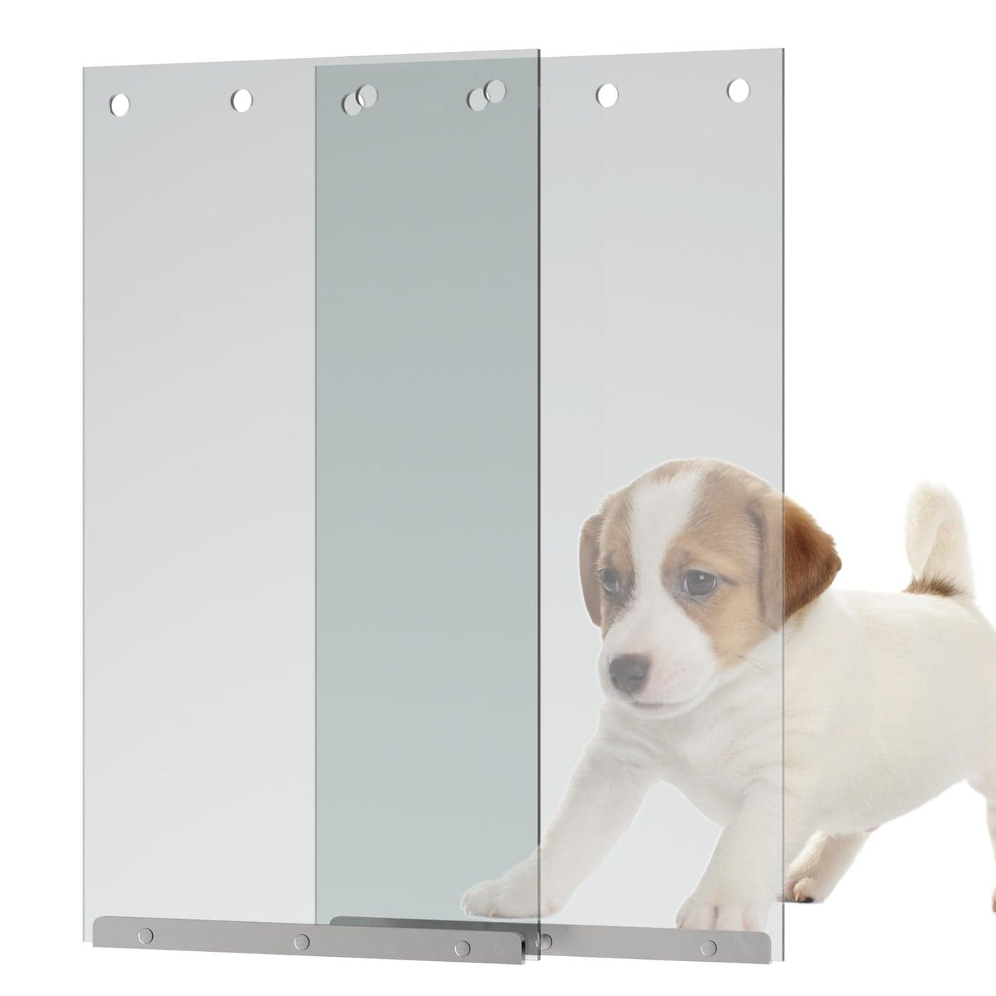 2pack Dog Door Replacement Flaps Size 9 34 x 17 Doggie Door Replacement Flaps fit Dogs up to 65 lbs Doggy Door Replacement Flap XL FlexibleBPAFree Weather Resistant Materials