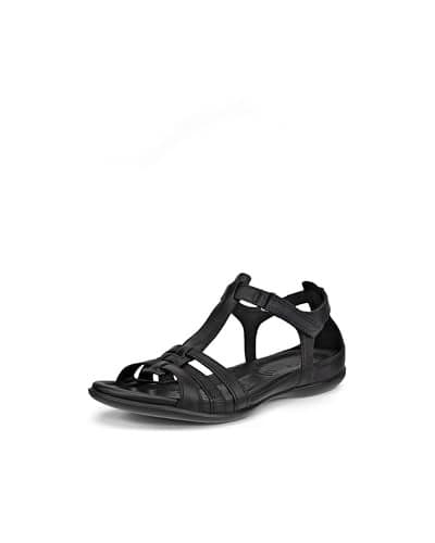 ECCO Women's Flash Sandal, Black, 4-4.5