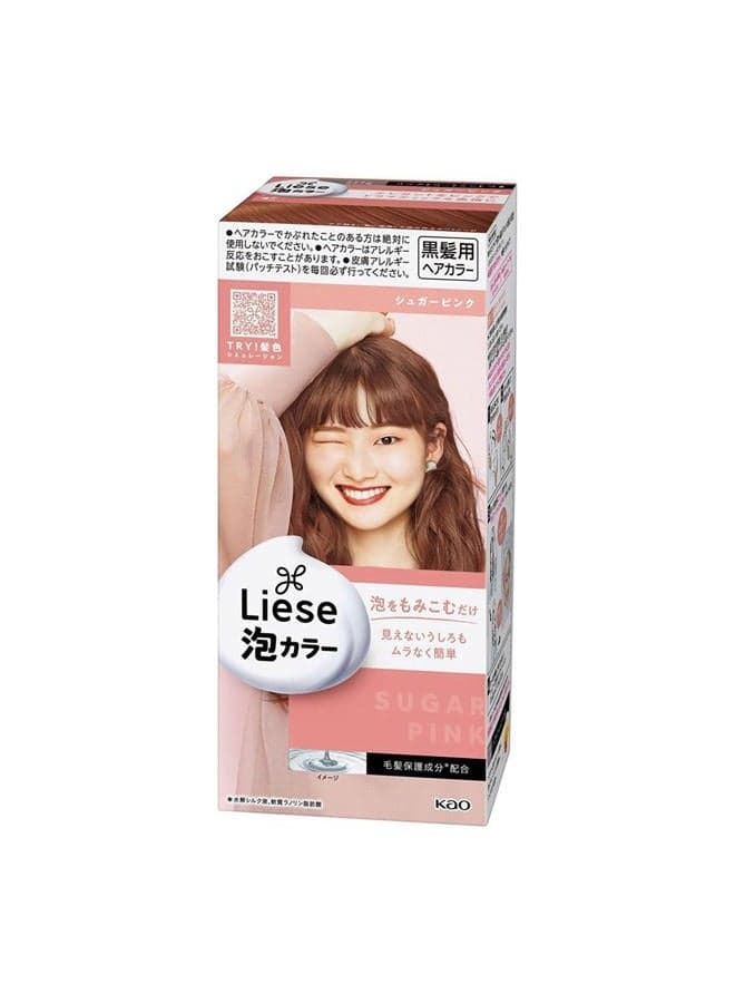Kao Bubble Hair Colour Prettia, Sugar Pink