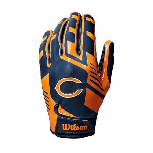 Wilson NFL Stretch Fit Football Gloves - Youth, Chicago Bears