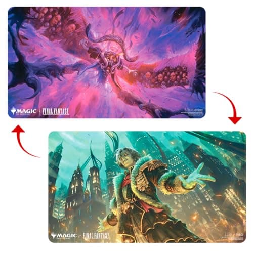 Ultra PRO Final Fantasy x Universes Beyond EmetSelch UnsunderedHades Sorcerer of ELD DoubleSided Playmat for Magic The Gathering Card Game Playmat Final Fantasy Collectibles