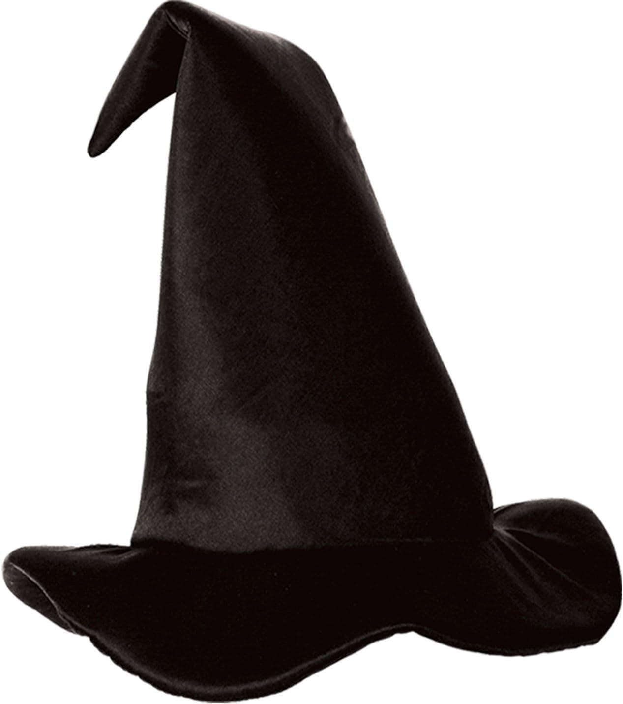 SatinSoft Black Witch Hat