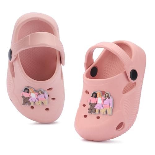 GLJ, Naughty Little Star,Kids and Toddler Clogs, 1 Years to 3.5 Years Strawberry