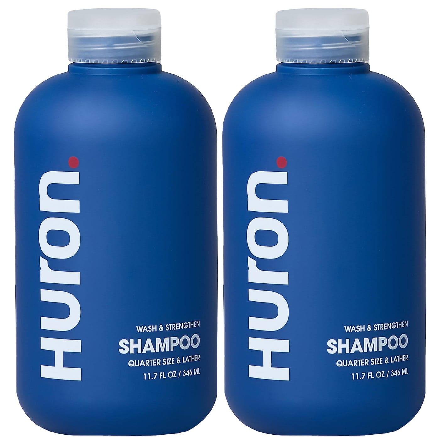 Huron Mens Shampoo Mens Daily Shampoo for Full Strong Hair Nourishment for Mens Hair with Argan Oil Vitamins E and B5117oz 2 Pack