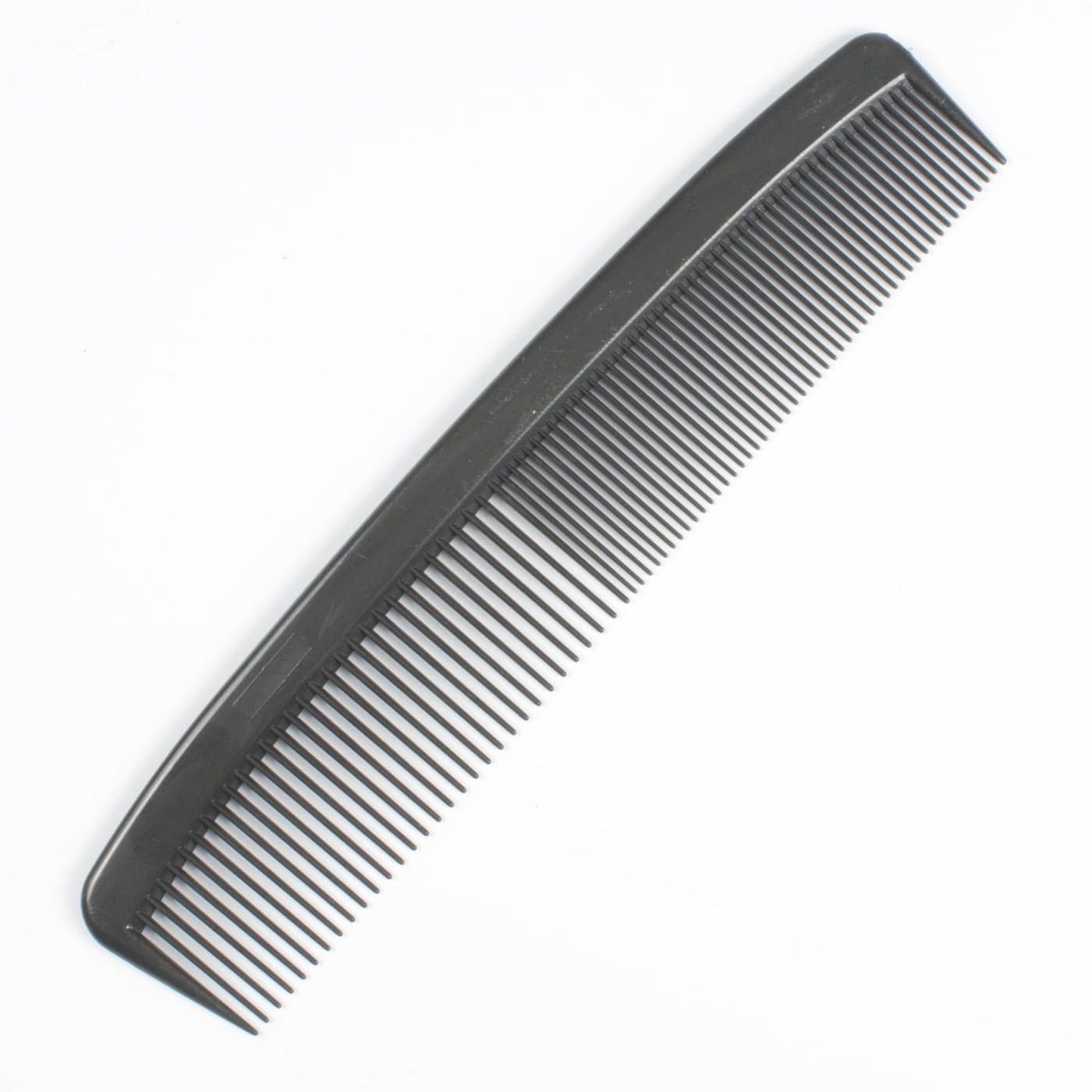Dynarex Plastic Hair Comb Fine Extra Fine Teeth 5Inch 12 Combs Per Bag 20 Bags Black Premium Quality Grooming Accessories For Straightening Styling Parting Detangling