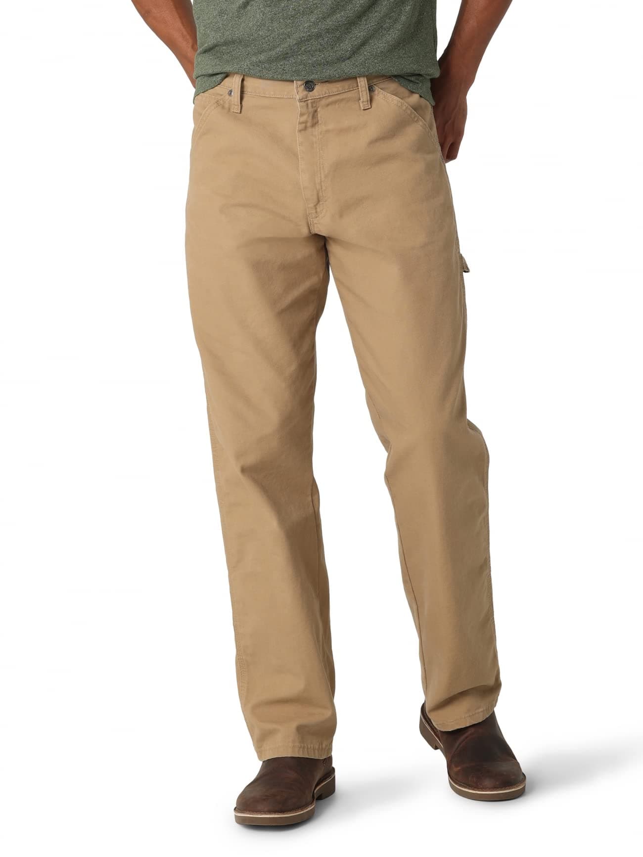 Wrangler Authentics Men's Classic Carpenter Jean, Acron, 36W x 32L