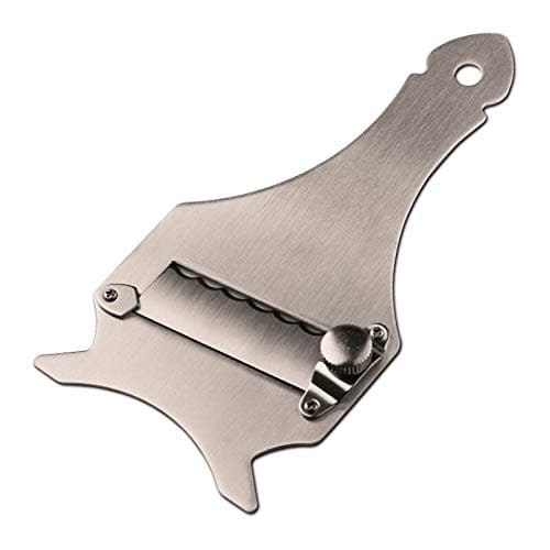 Wenplus Professional Stainless Steel Truffle Slicer with Adjustable Blade, Truffle Cutter Cheese Scraper Chocolate Shaver Vegetable Peeler(A)