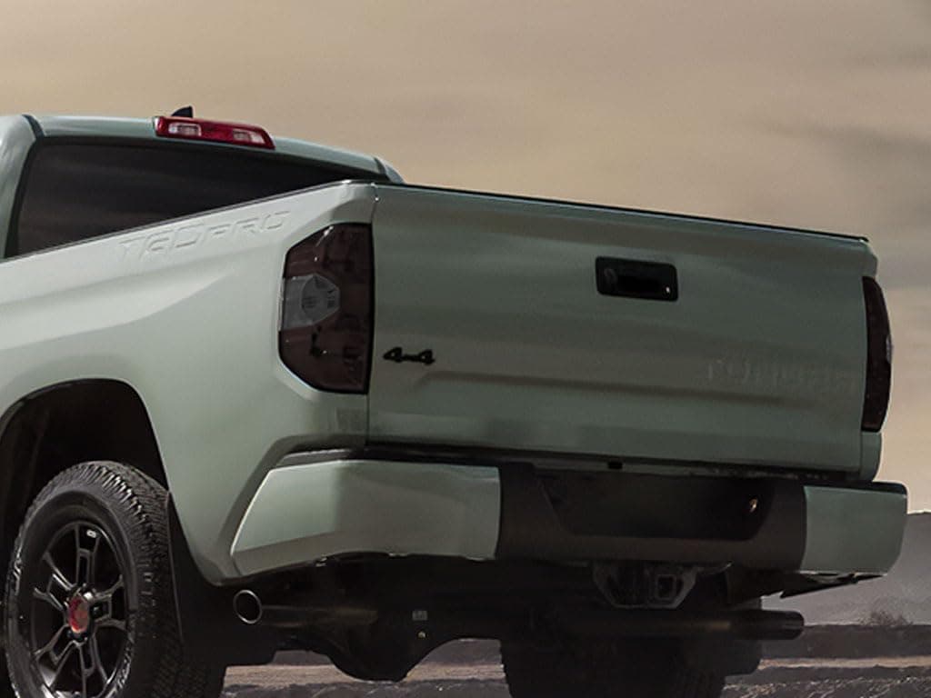 Rvinyl Tail Light Tint Covers Compatible with Toyota Tundra 2014-2021 - Smoke