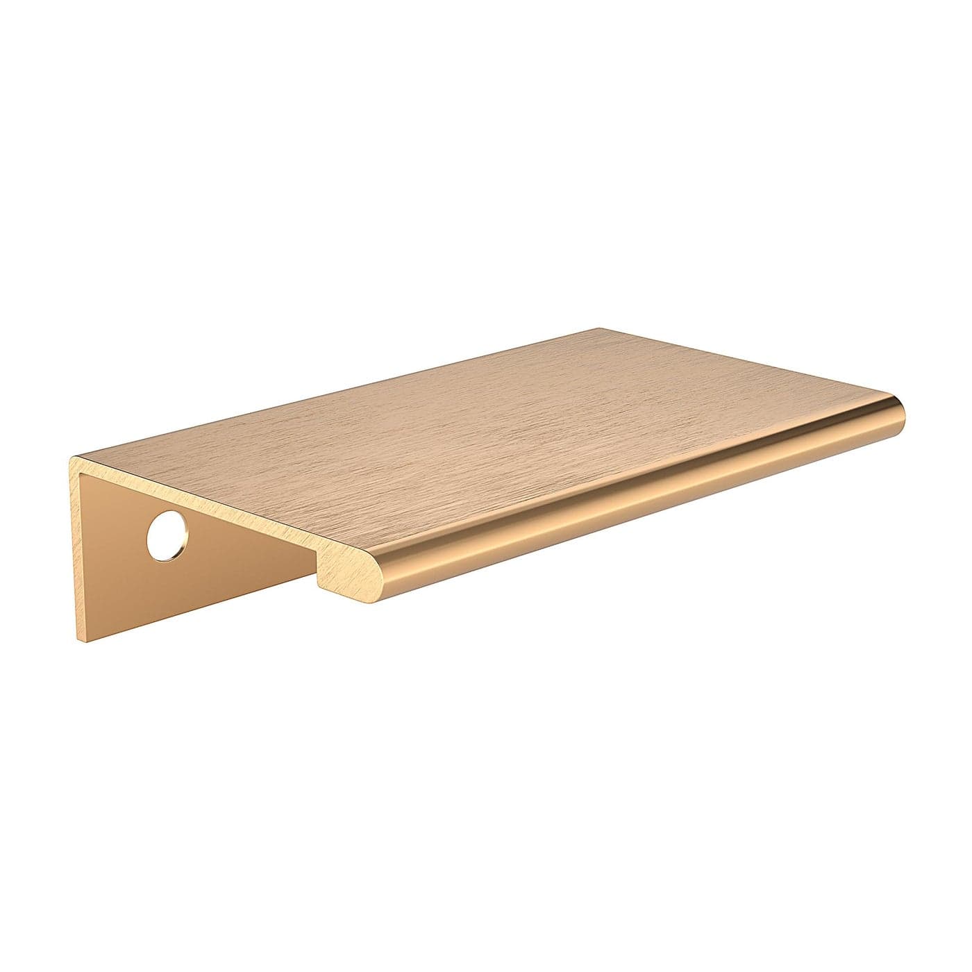 Richelieu Hardware BP989850166 Lincoln Collection 2inch 50 mm CentertoCenter Satin Gold Modern Cabinet and Drawer Edge Pull Handle for Kitchen Bathroom and Furniture