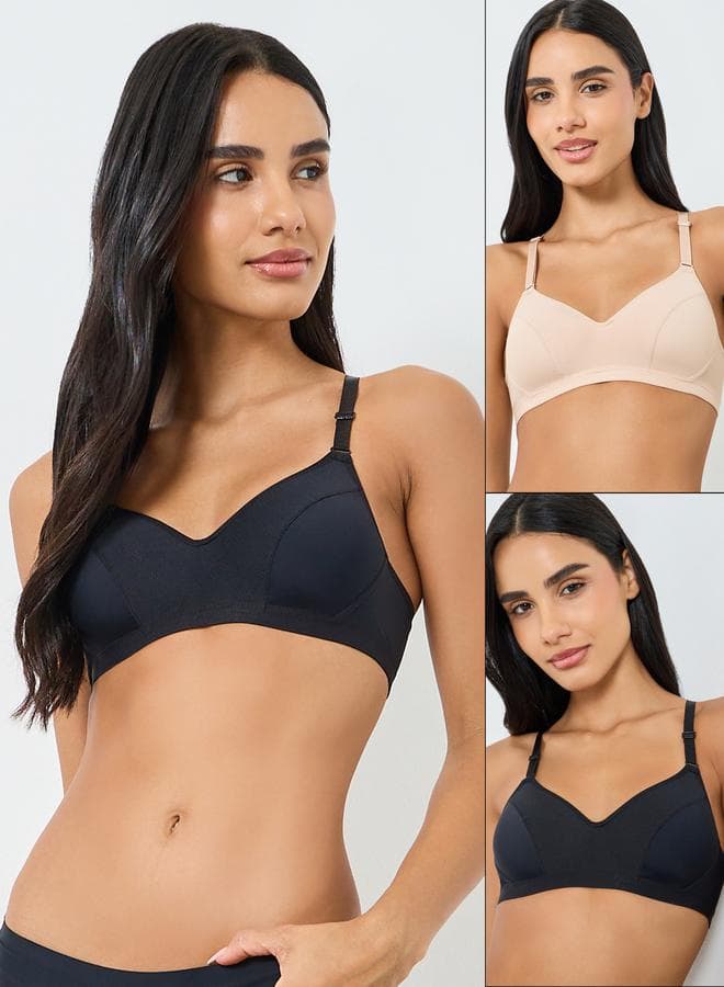 Pack of 2 - Padded T-Shirt Bra
