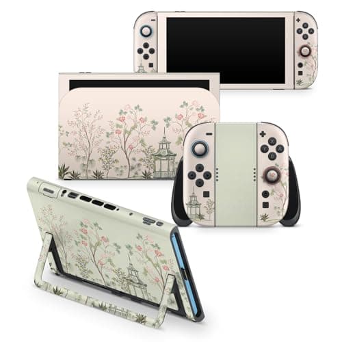 Tacky Design Japanese Cherry Blossom Skin Compatible with Nintendo Switch 2 Skin Wrap Cover, Pink wrap for Nintendo Switch 2 Cover, Premium 3M Vinyl (Switch 2 (2025))