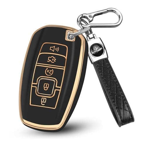 MILD EAST for Lincoln Key Fob Cover Compatible with Aviator Corsair Nautilus Navigator Continental MKC MKZ MKX Key Shell Case