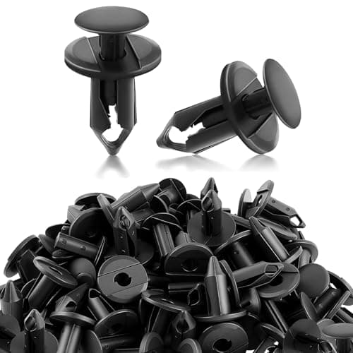 AUTOKAY 100pcs ATV UTV Body Fastener Rivets Push Pin Fender Clips Fit for Suzuki King Quad Vinson for Honda Acura Rancher Can Am 293150089 Polaris 7661855 RZR Ranger for Kawasaki Plastic Fender Clips