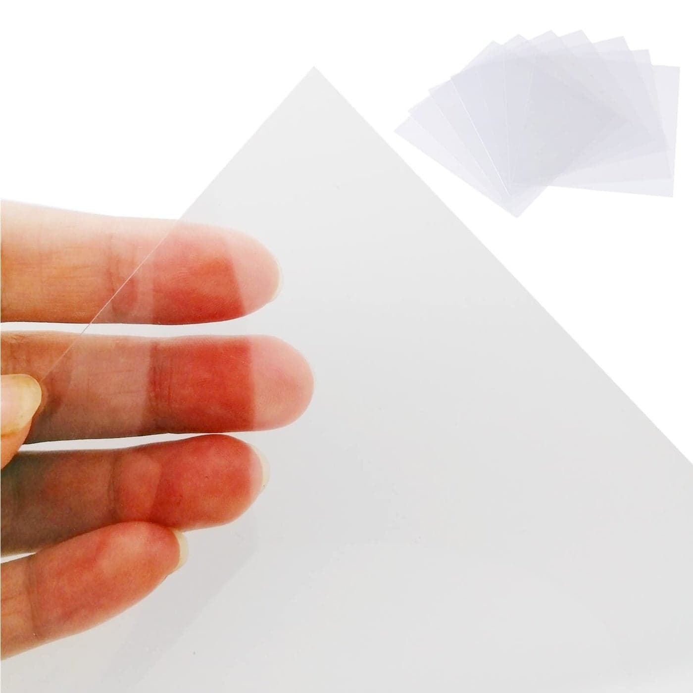 BANLTRE 12 Pieces 6 mil Blank Template Material Stencils Mylar for Cutting Paper Clear Transparency Sheet 12 12 inch 126 mil