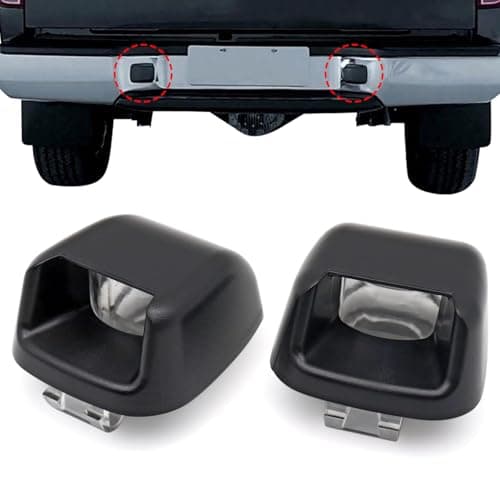 NLQR 2pc License Plate Light Cover Shells, 26510-ZP30A License Tag Lamp Housing Fit for Frontier Armada Xterra Titan 2007-2019, Fit for Suzuki Equator 2009-2012, 26510-ZJ00A 26510-ZP50A 26510-EA820