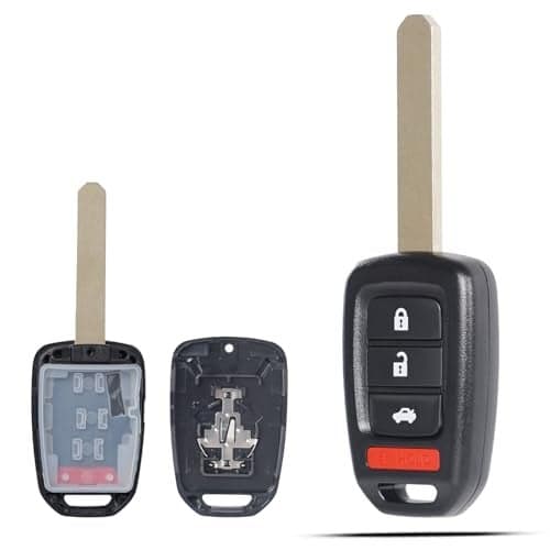 SUPALAND Key Fob Shell Case Replacement Fits for Honda Accord Civic CRV HRV 20132021 Keyless Entry Remote Control 4 Button Pad Cover MLBHLIK61TA MLBHLIK61T