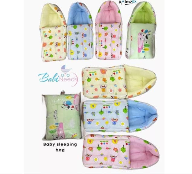 Finesta 3 in 1 Baby Bed Sleeping Bag Carry Nest Cotton Baby Bedding for New Born 06 Months