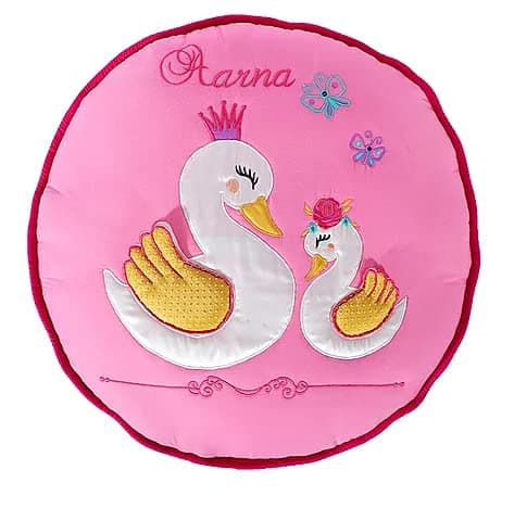 Pebbles by Maple Farm Travel Cushion Cum Quilt Dark Pink