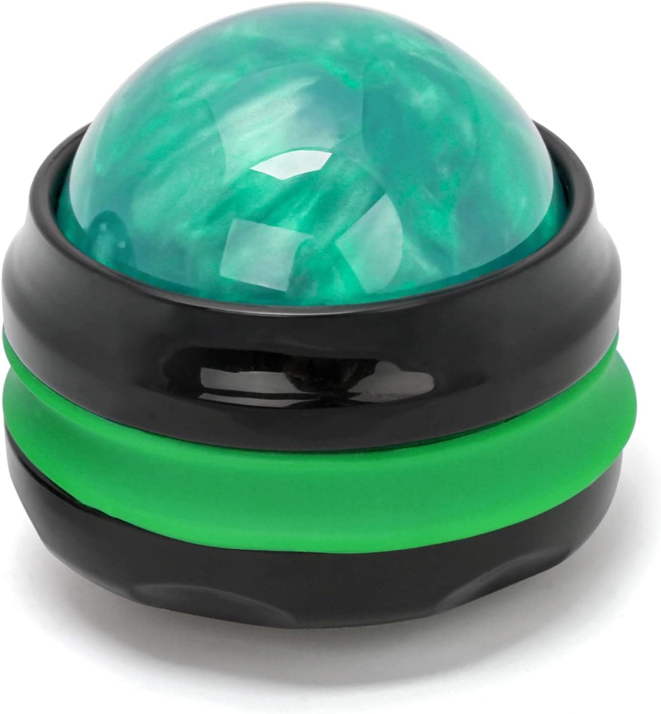 Coolrunner Massage Ball Manual Roller Massager Handheld Self Massage Therapy and Relax Full Body Tools for Sore Muscles Shoulders Neck Arms Legs Back Foot Body Green
