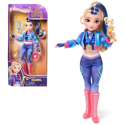 Unicorn Academy Power of Friendship Isabel Doll Easter Gifts Idea Dolls Unicorn Toys for Girls with Trophy Medal 5 Fashion Accessories 95