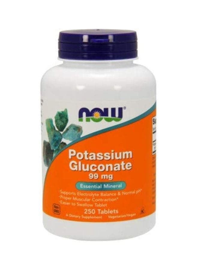 Potassium Gluconate Dietary Supplement - 250 Capsules