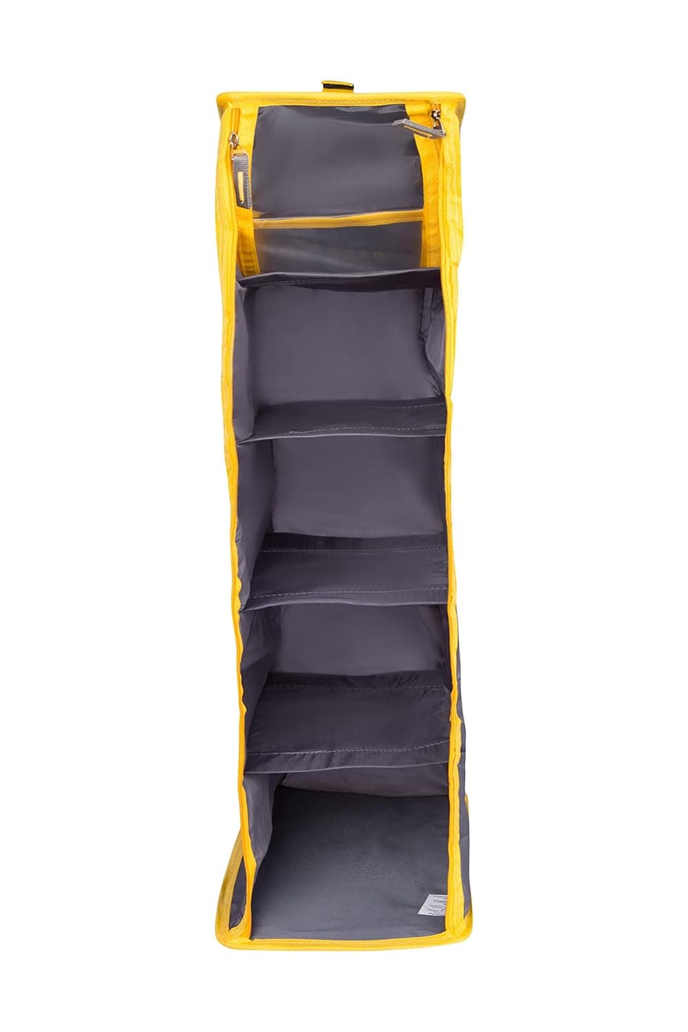 ECOSAC Hanging Wardrobe Closet Organiser 5 Compartments Durable Foldable Shoes Storage Cupboard Space Saver