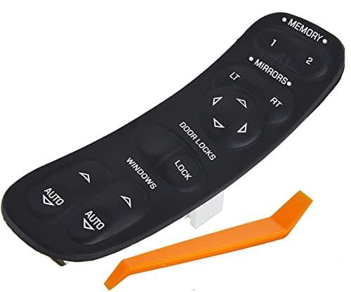ZAPOSTS Power Window Switch Fits for 1997-2004 Chevy C5 Corvette Driver Side Control Door vidrios Master Switch Replaces 10092804 19209381