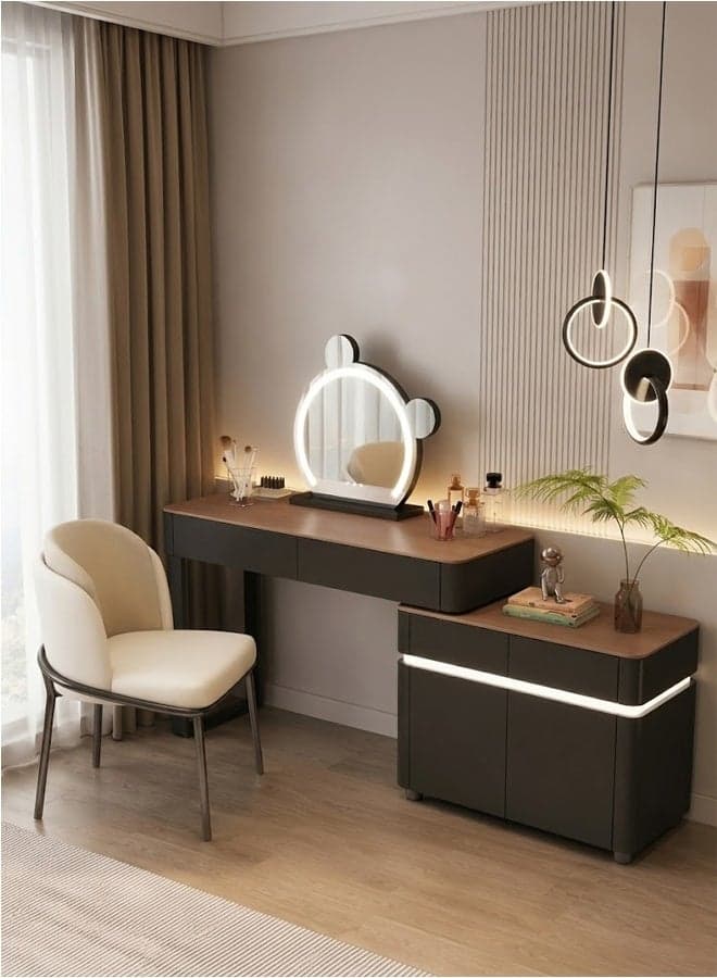 Elegant and Efficient Smart Dressing Table for Contemporary Living Spaces with LED Mirror