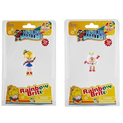 Worlds Smallest Rainbow Brite and Twink Bundle Set of 2 Micro Figures