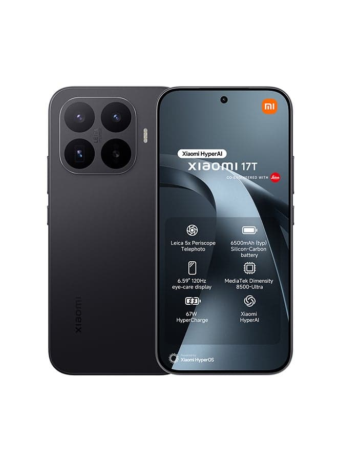 17T Dual SIM+eSIM 5G Black 12GB RAM 512GB - Global Version