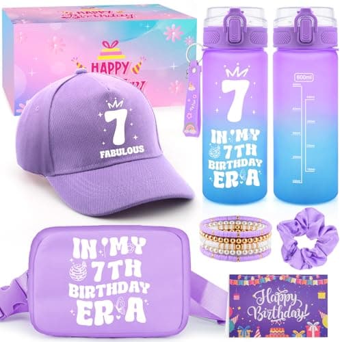 7th Birthday Gifts for Girls, Best 7 Year Old Girl Birthday Gifts, Gift Ideas for Girl Age 7, Popular 7 Year Old Girls Christmas Valentines Day Graduation Present, Sweet 7th Birthday Gift for Her