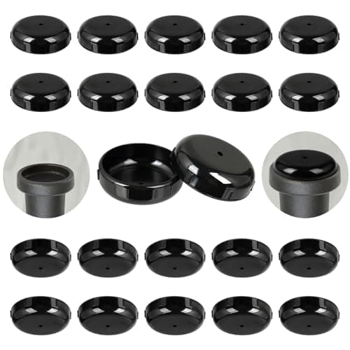 Wrought Iron Patio Furniture Feet Caps Furnigear 112 Round Plastic Outdoor Chair Leg Caps Floor Protectors for Metal Chairs Tables Patio Furniture Replacement Rubber Feet 24 Pack Black