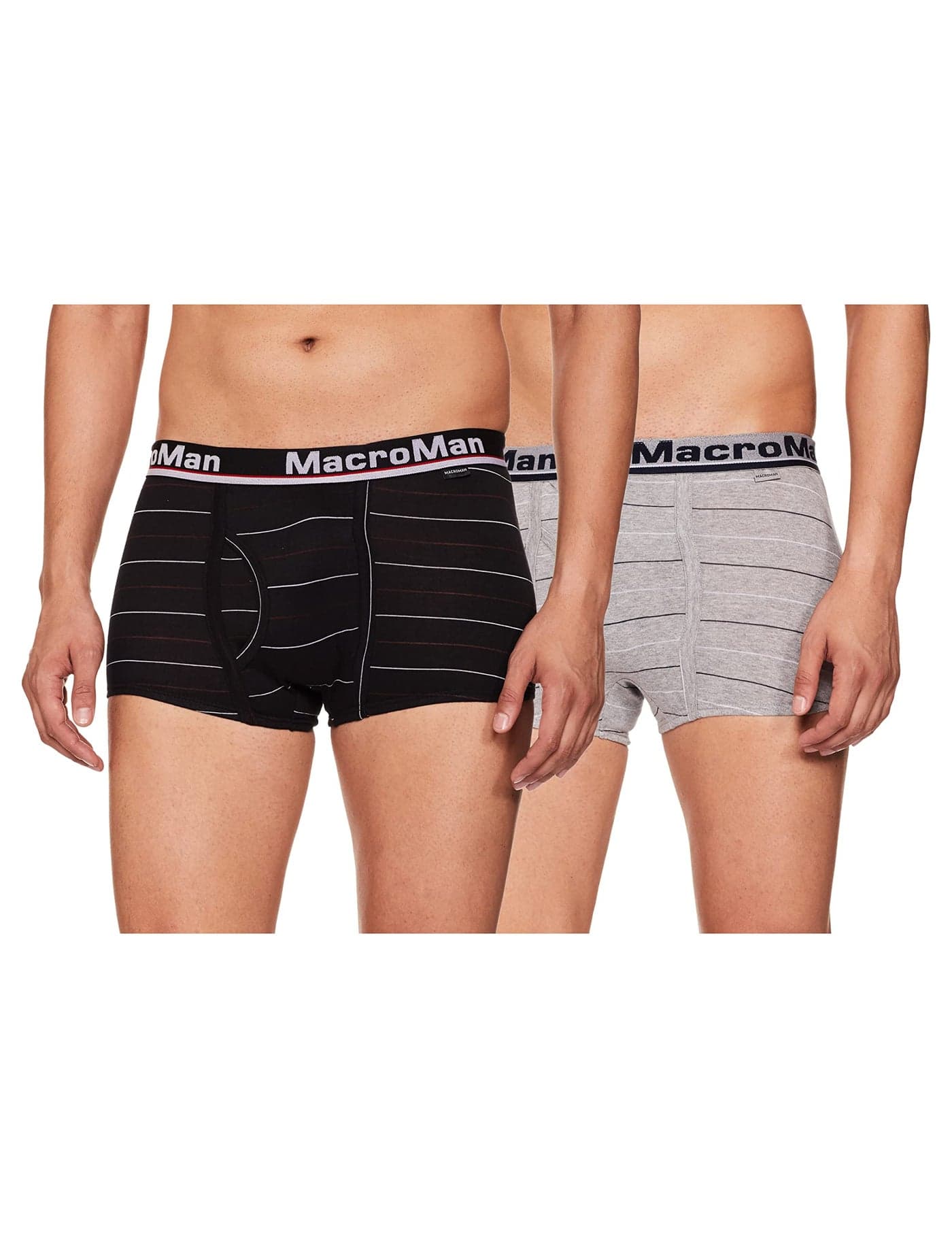 MacroMan Men's Cotton Trunks (Pack of 2) (RVBMMDRSTR2P11110_Multiple_XXXX-Large_Multiple_4XL) Multicolour