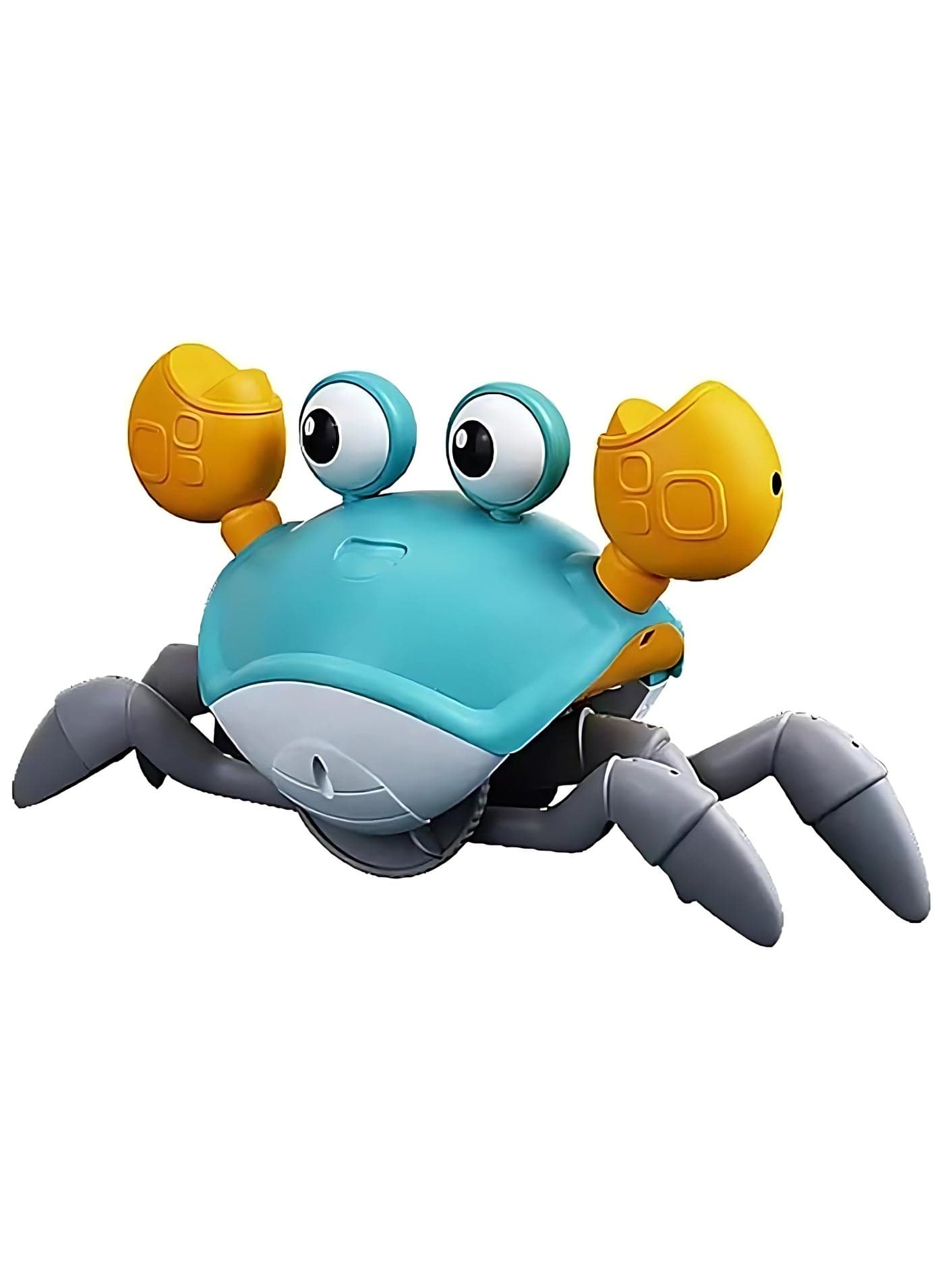 Twisoo Electric Crawling Crab Baby Toy – Interactive Musical Toy with LED Lights & Obstacle Avoidance, Fun Toddler Learning Toy for Crawling Development, Gift for Babies & Kids 6+ Months ( Green )