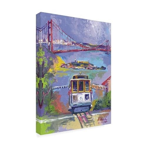 Trademark Fine Art San Francisco 2 Artwork by Richard Wallich, 14 by 19-Inch