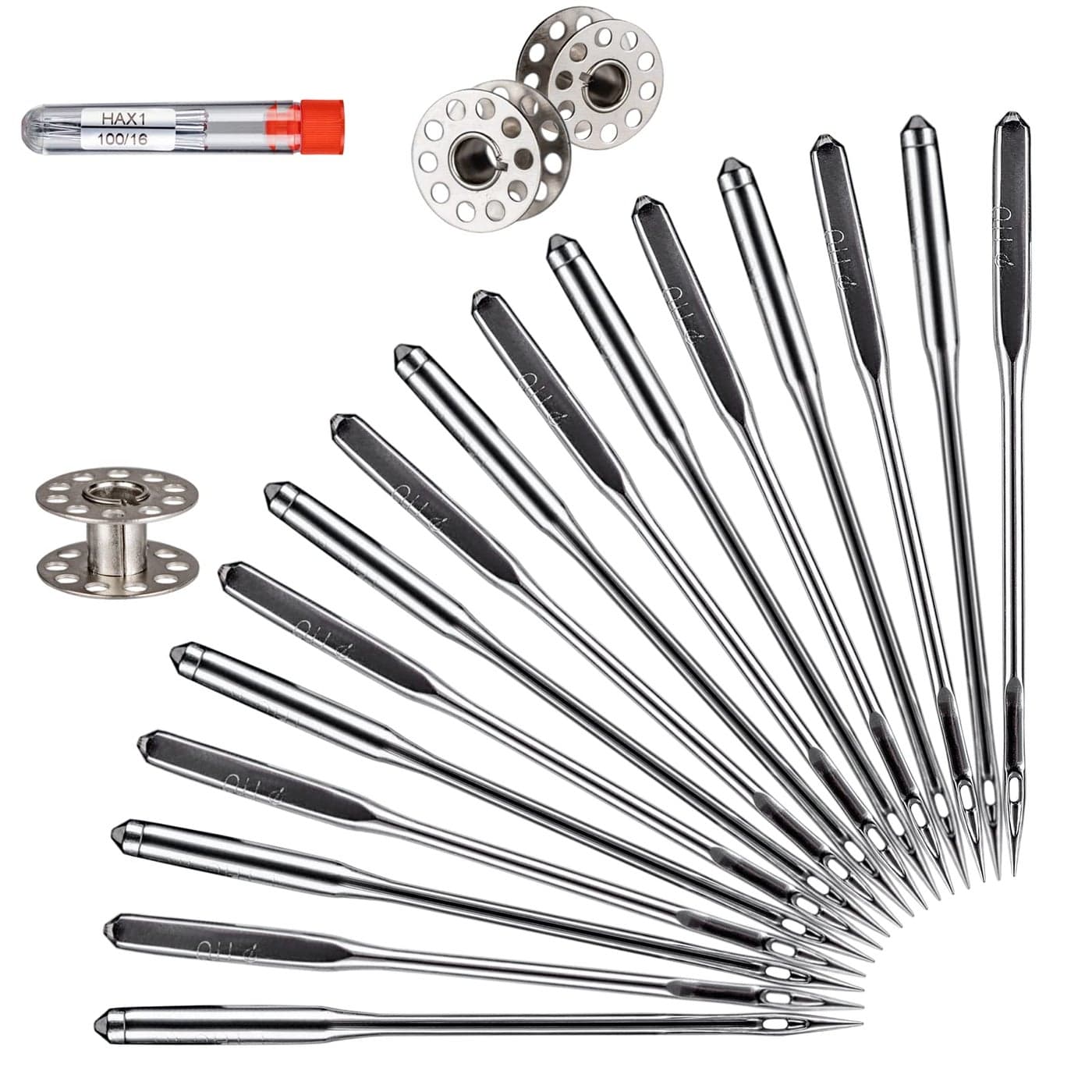 Sewing Machine Needles 10 PCS Universal Sewing Machine Needle Compatible with Singer Brother Janome Varmax Size HAX1 10016