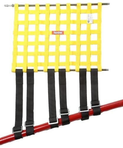 RaceQuip 705005RQP Window Net Installation Kit StrapOn Adjustable 818 in 112 in Wide Straps Nylon Set of 6