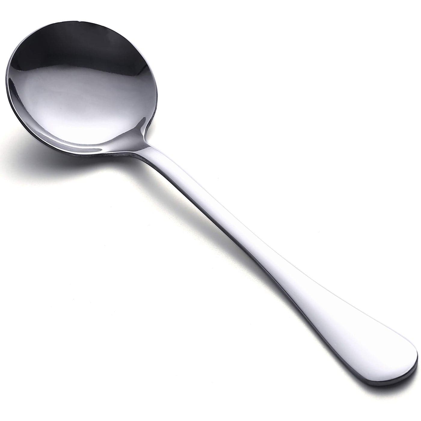 Soup Spoons 8Piece Stainless Steel Spoons HeavyWeight Spoon Flatware