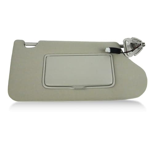 Right Passenger Side Sun Visor Compatible with Nissan Maxima 2016 2017 2018 2019 2020 2021 2022 Replace 96400-9DE0A Front Right Sun Protection Shade (Gray)