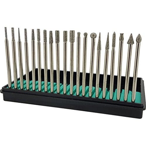 Diamond Burs 3/32" Shank 20pc Set