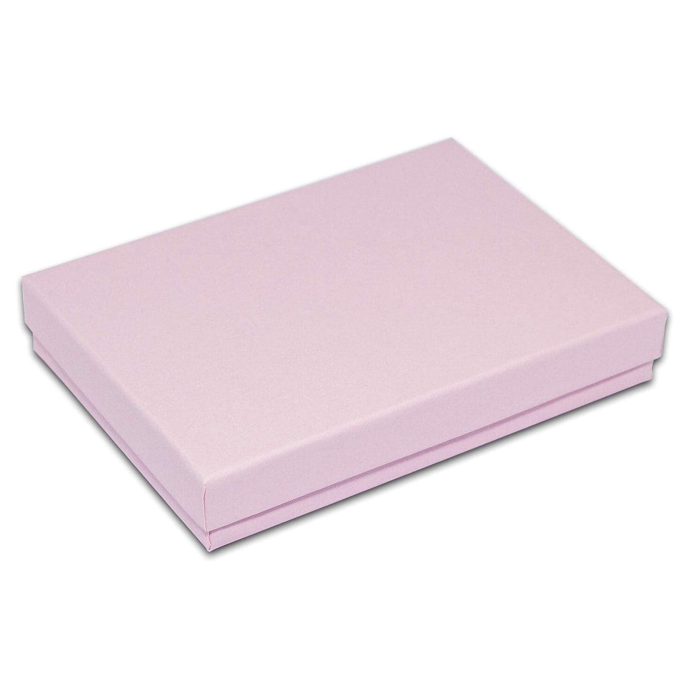 TheDisplayGuys 25Pack 53 Cotton Filled Cardboard Paper Jewelry Boxes Gift Case Pastel Pink 54 x 39 x 10 for Shipping or Storage