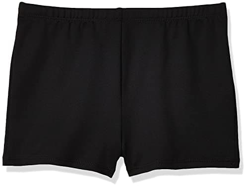Jacques Moret Little Girls' Gymnastics Micro Short, Black Solid, Small