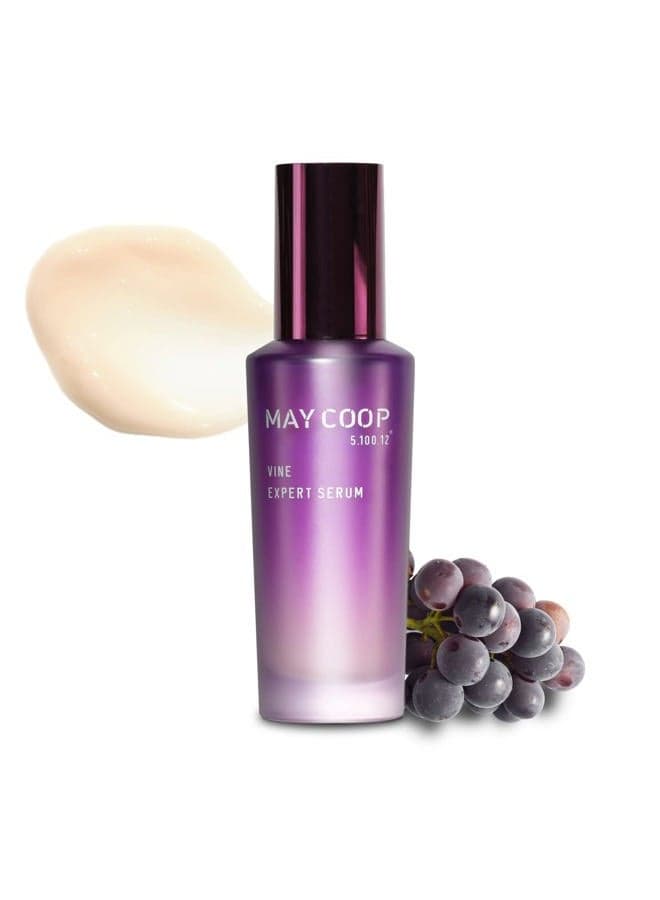 Antioxidant Face Serum Vine Expert - Anti Aging Natural Skin Care to Nourishing Dry Skin Brightening Serum Grapeseed Extract Oil and 10 kinds of natural plants for boost skin hydration 180ml