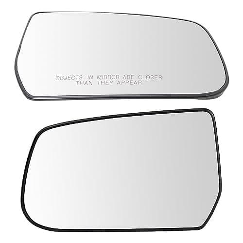 TRQ Mirror Glass Set Compatible with 2010-2017 Chevrolet Equinox GMC Terrain