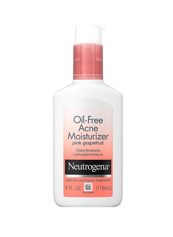 Oil Free And Acne Face Moisturizer Lotion Pink Grapefruit 4Fluid Ounce