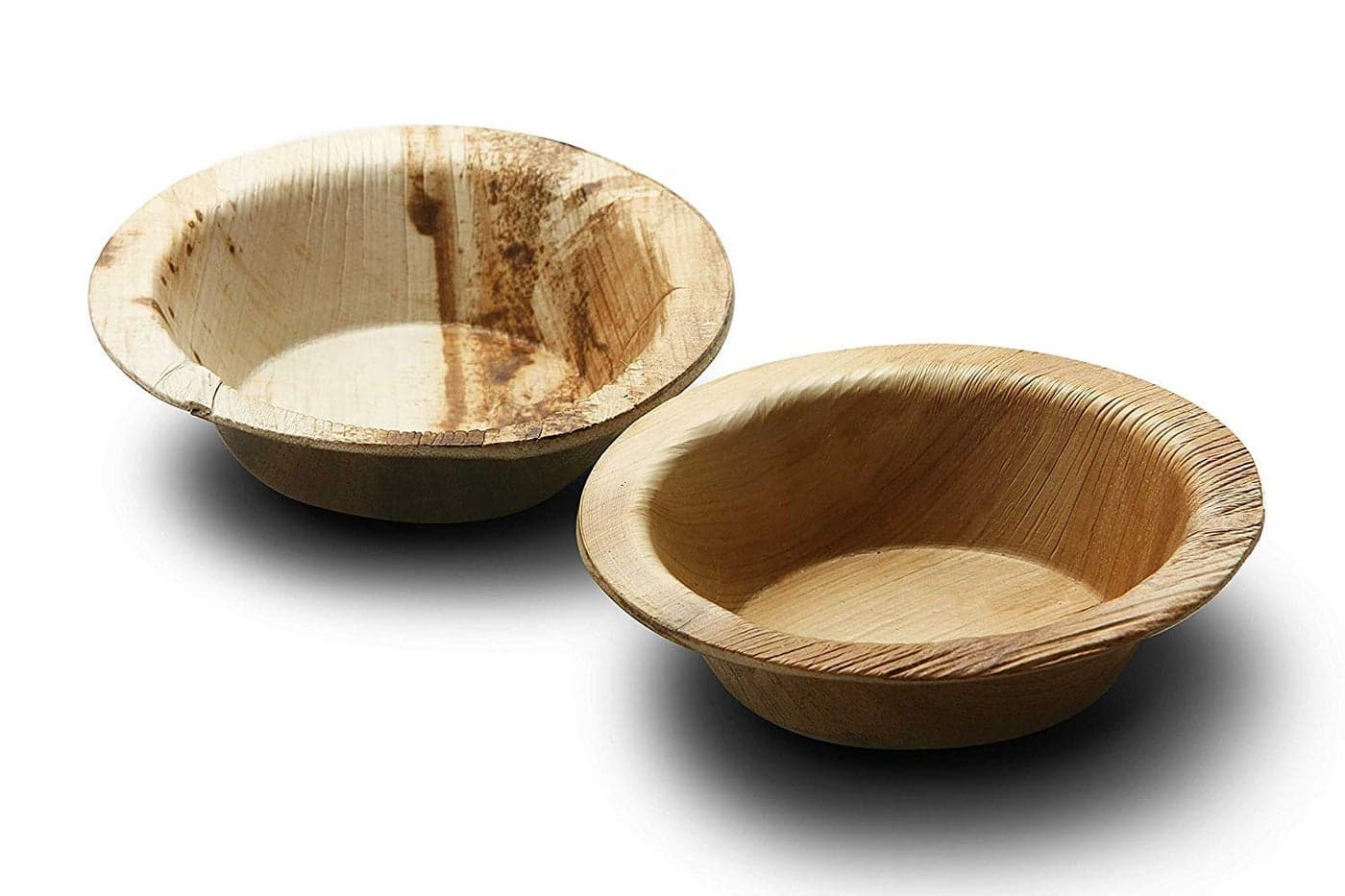 Crazy Sutra Areca Palm Leaf Bowls Eco-Friendly Disposable Cutlery Round Bowls 4 Inch Diameter Extremely Lightweight, Robust, hygienic, odorless, Tasteless, and Leak-Proof.(Pack of 25pc)