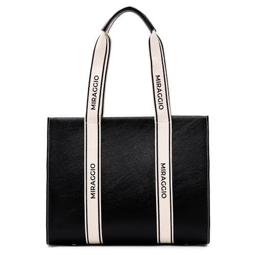 Miraggio Blanche Tote Bag (Black)